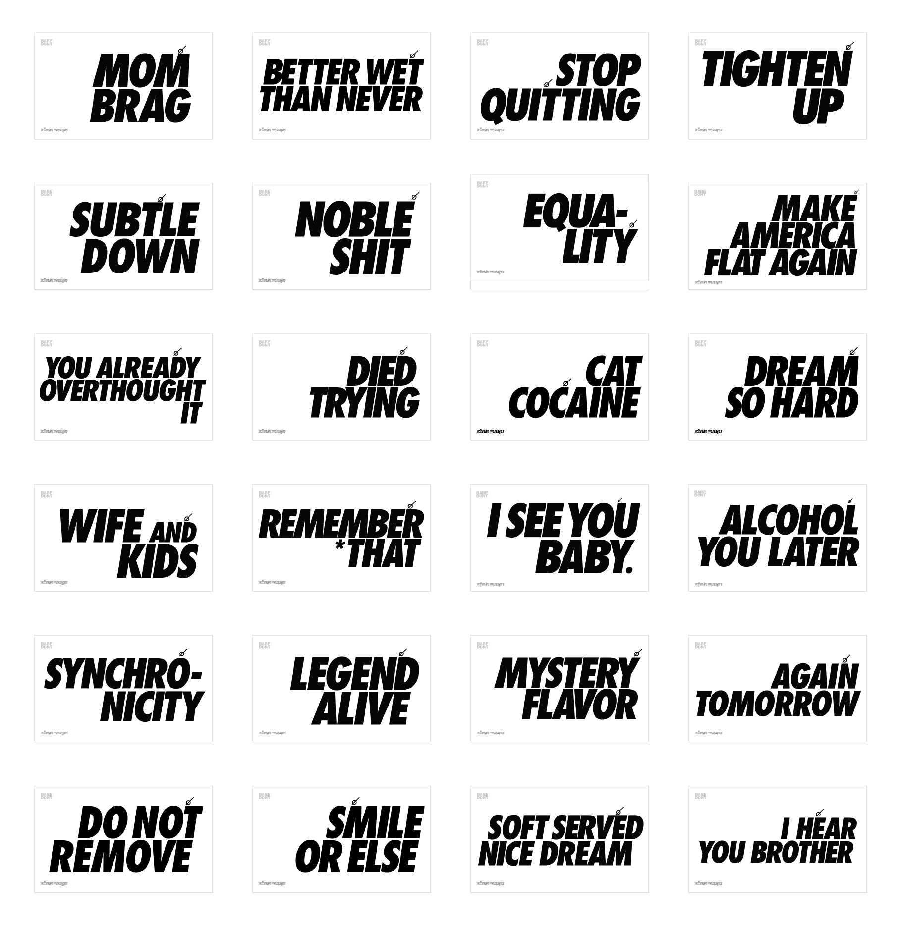 AMOM Pack - 10 Slaps