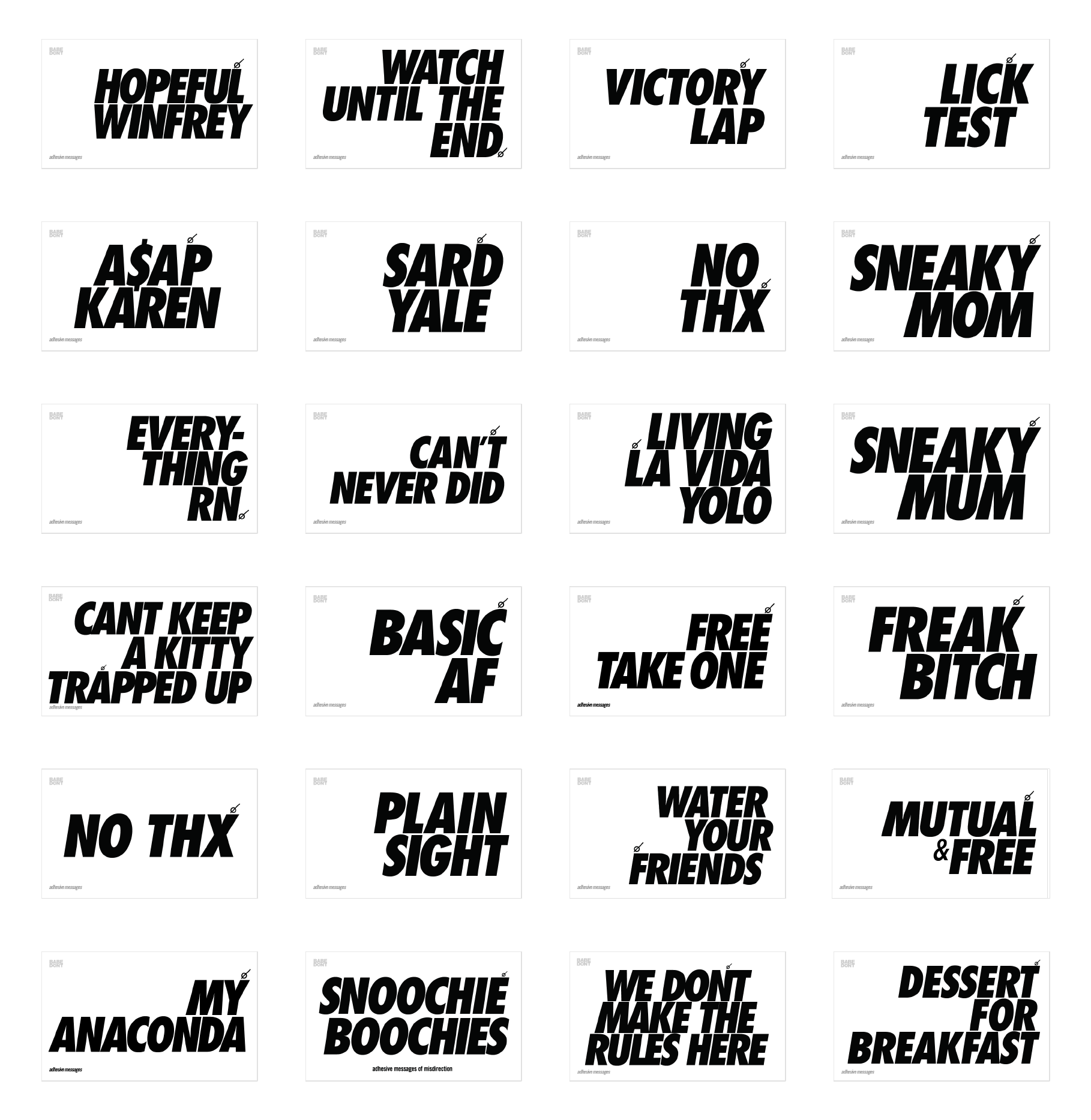 AMOM Pack - 10 Slaps