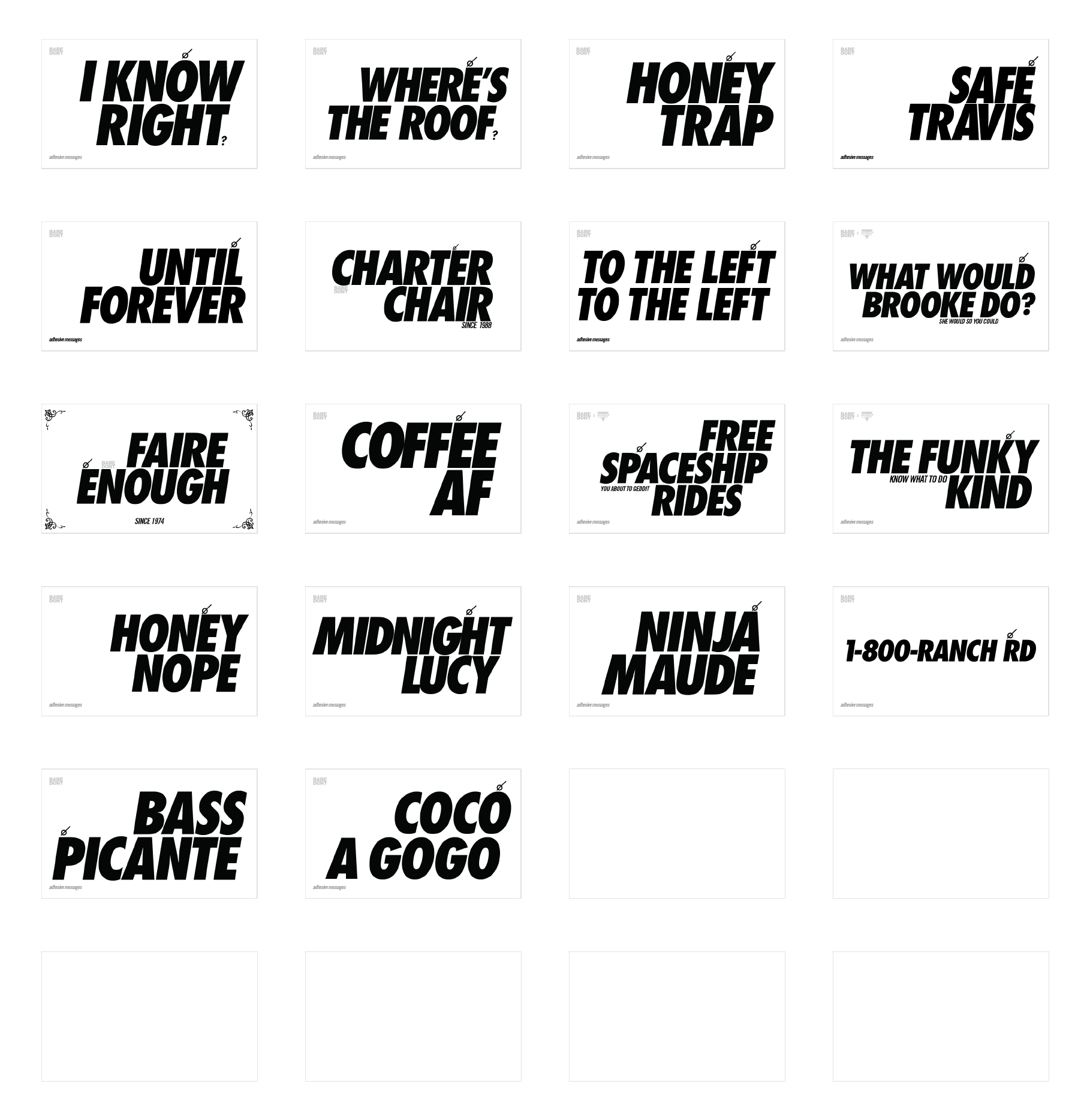 AMOM Pack - 10 Slaps