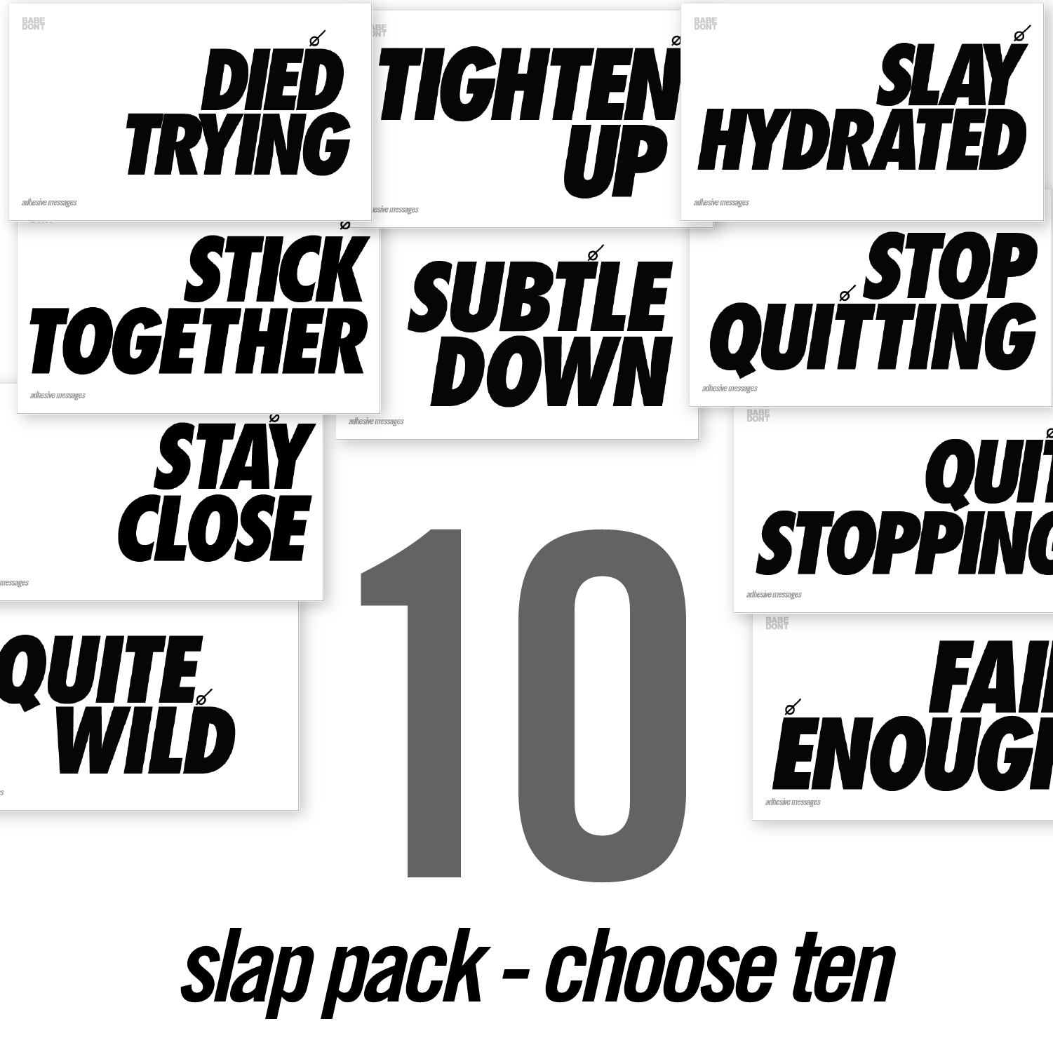 AMOM Pack - 10 Slaps